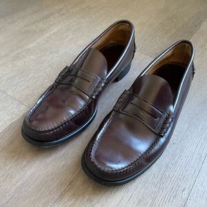SOLD: L.L. Bean Dark Brown Leather Slip-On Loafers